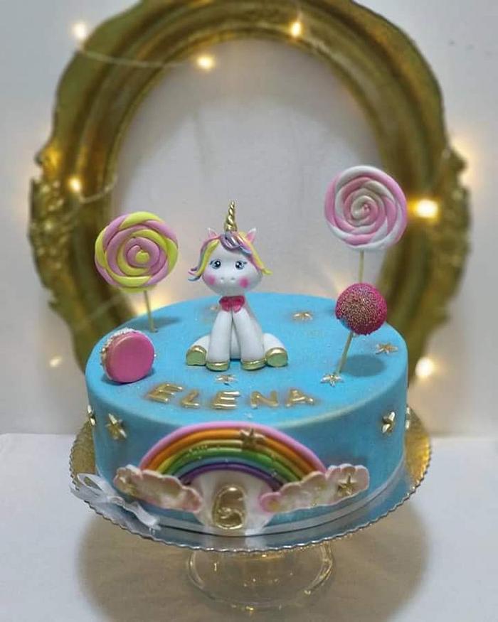 Unicorn cute cake