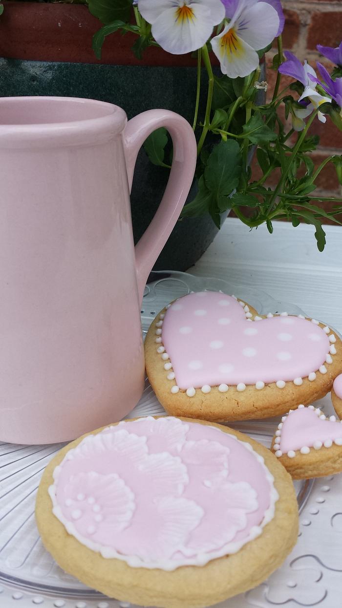 Pink Sugar cookies