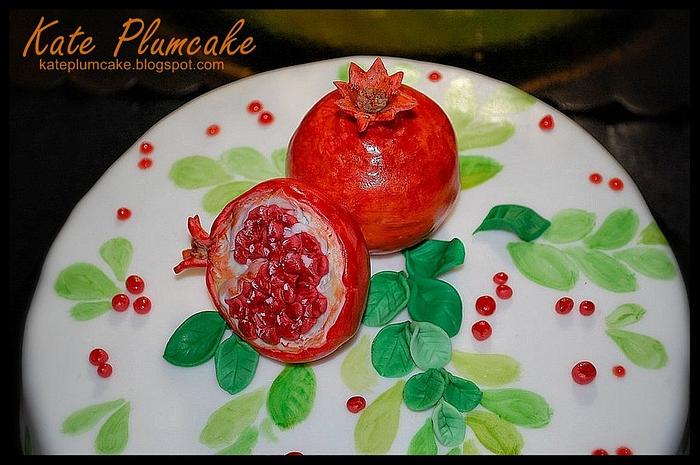 Pomegranade cake