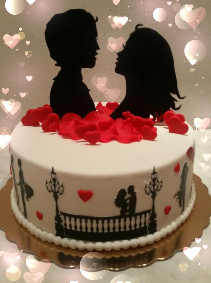 Valentine's day cake 