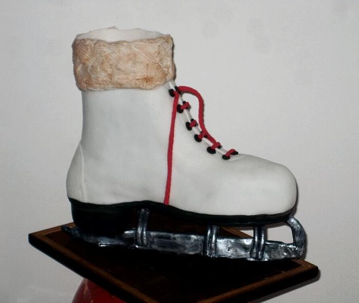 ice skate cake