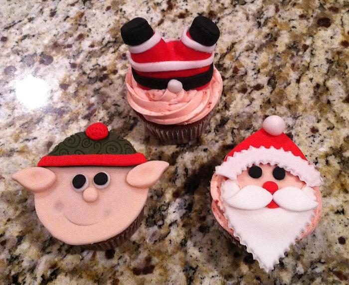Christmas fun Cupcakes