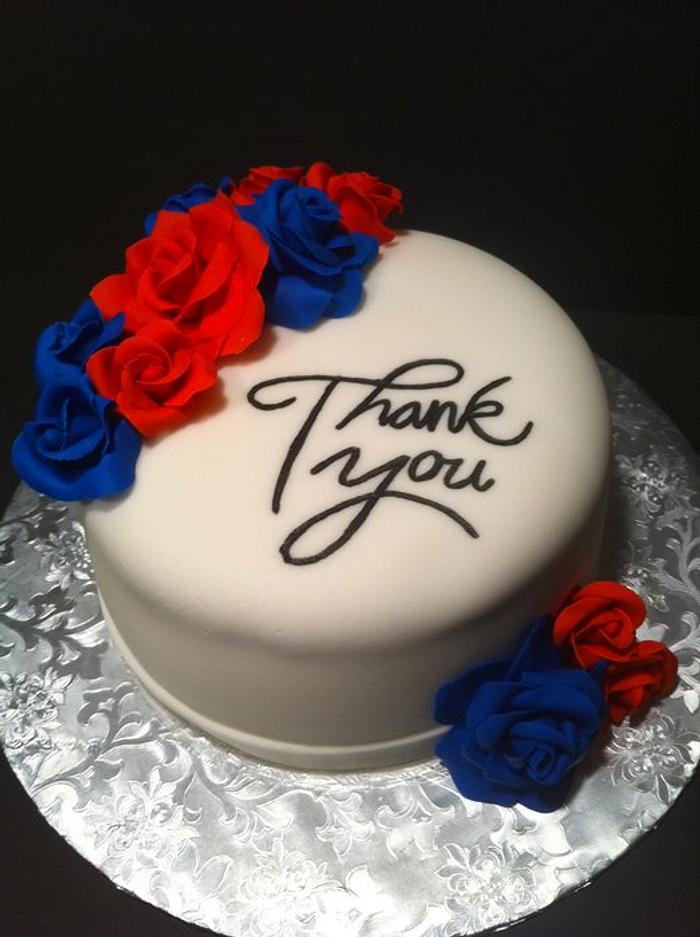 Thank You Cake