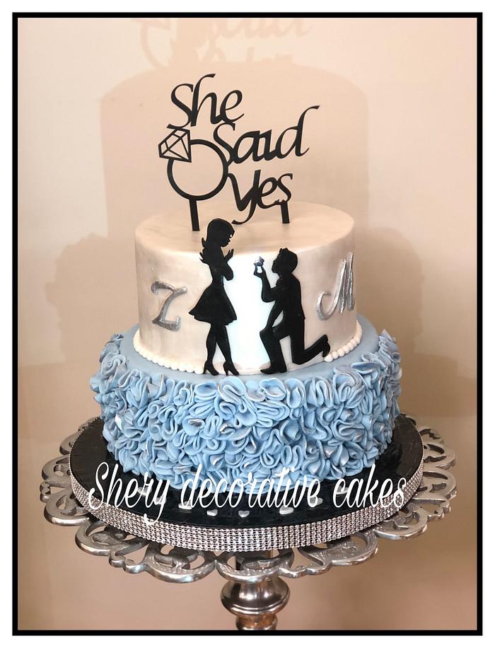 Engagement cake 💍