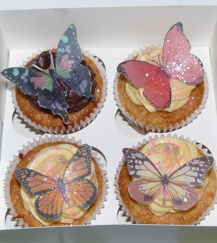 Butterfly cupcakes 
