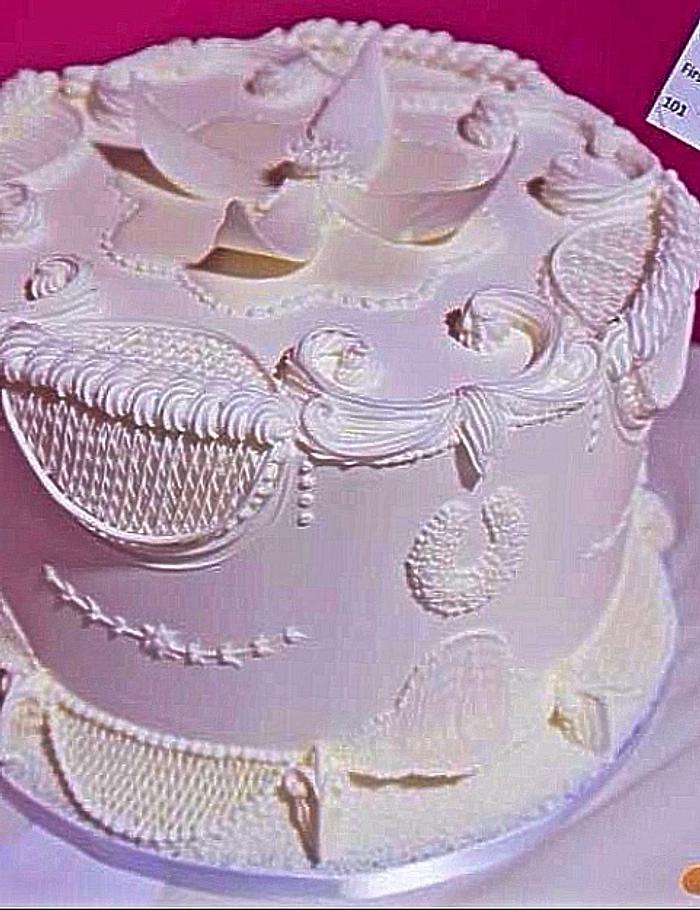 Royal iced cake 