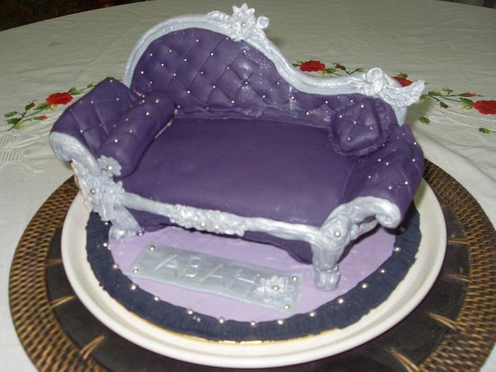 Antique sofa cake
