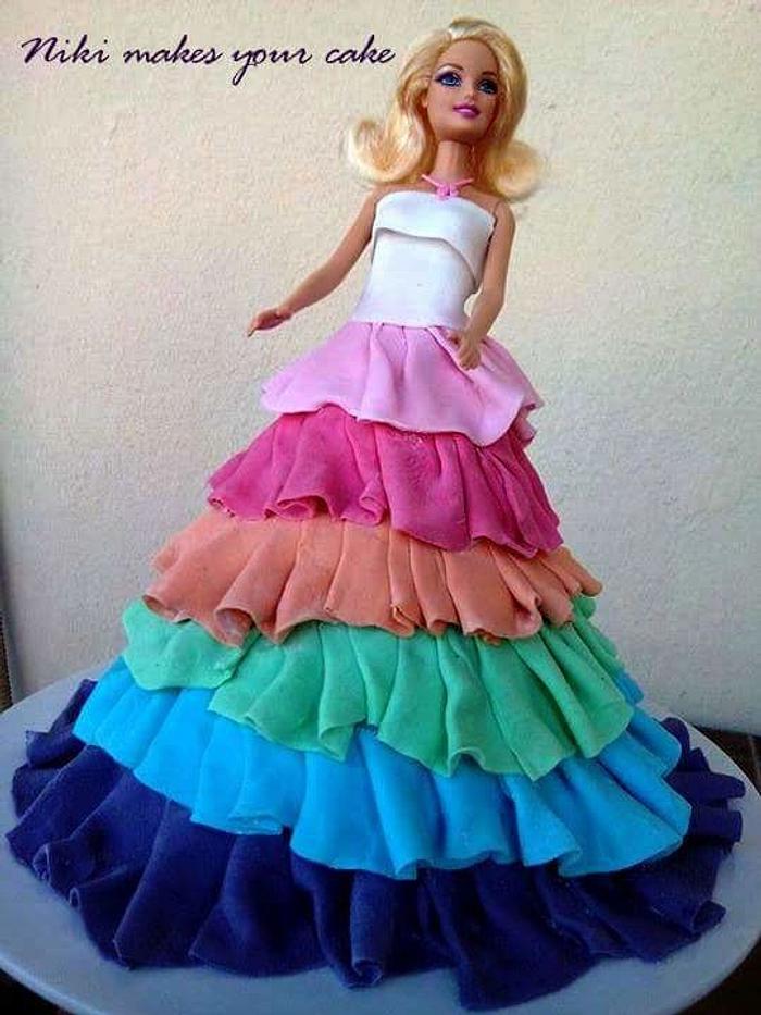 Barbie cake