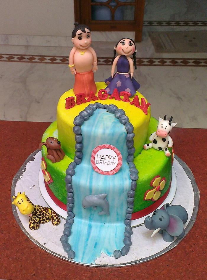 Chota Bheem Cake - Manbhari Cakes-sonthuy.vn