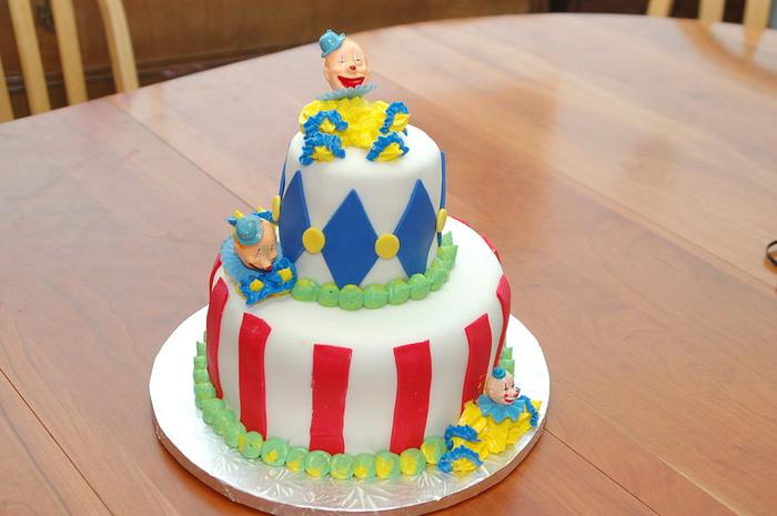 Circus Clown Cake