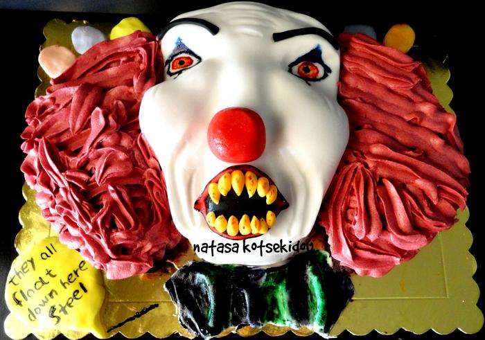 Pennywise #CAKE 🎈 This design was... - Sideserf Cake Studio | Facebook