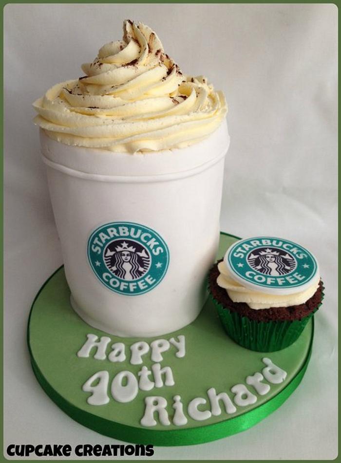 Starbucks Coffee Cup Cake