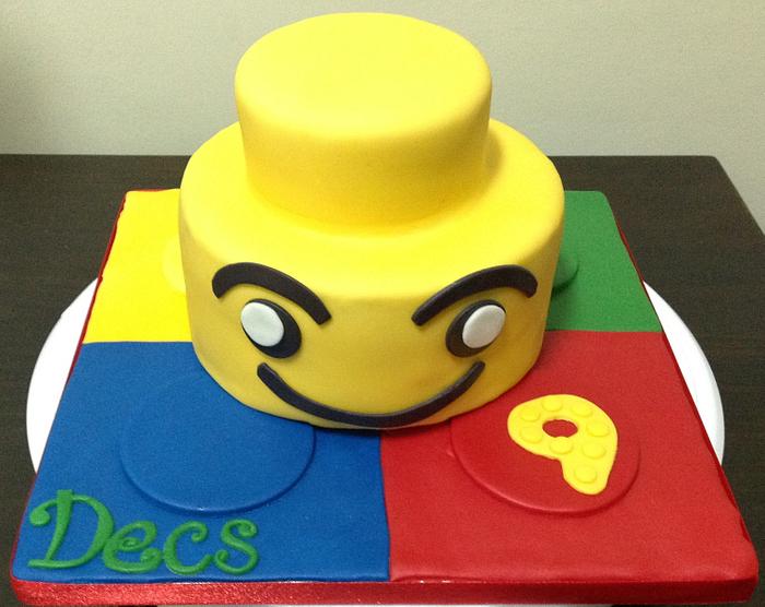 9th Birthday Lego Cake - Everything is Awesome!