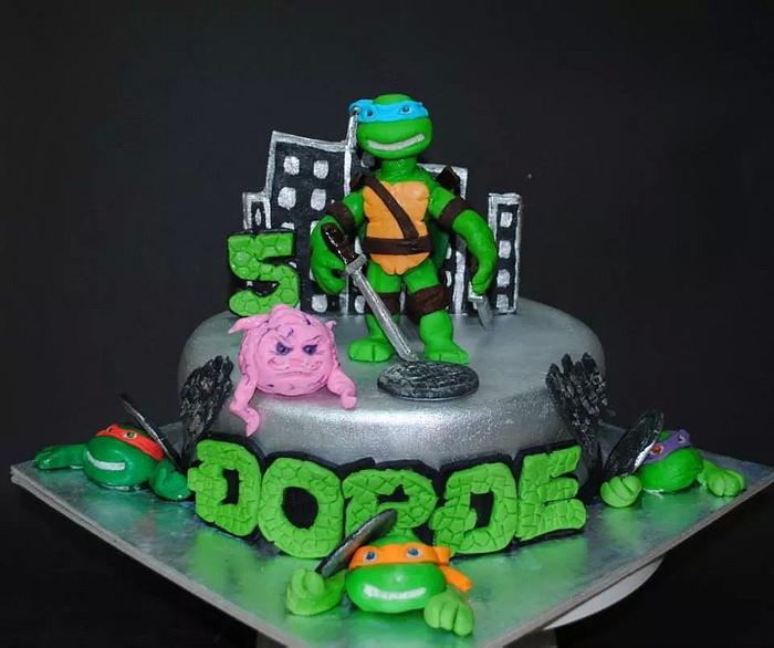 Teenage mutant ninja turtles cake