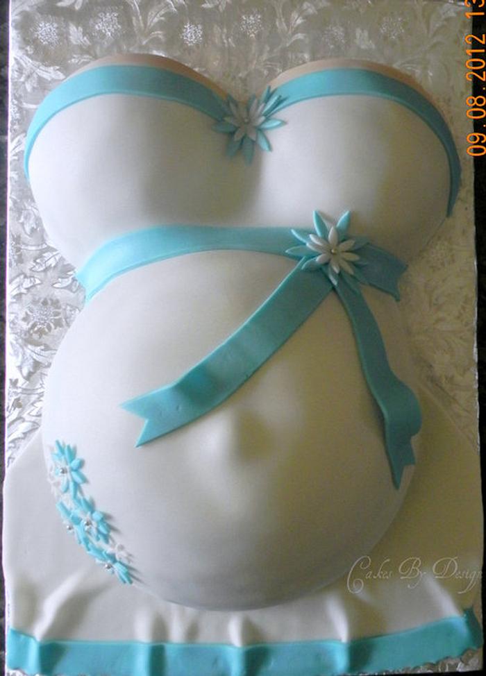 Pregnant Belly Cake