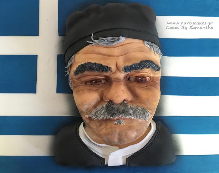Old Greek Man Cake