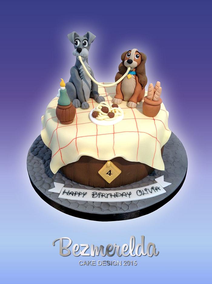 Lady And The Tramp Cake