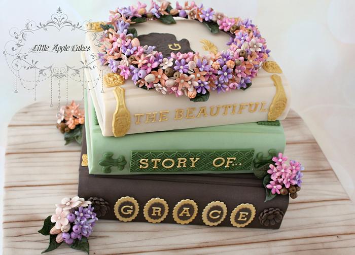 The magic world of books ~ cake 