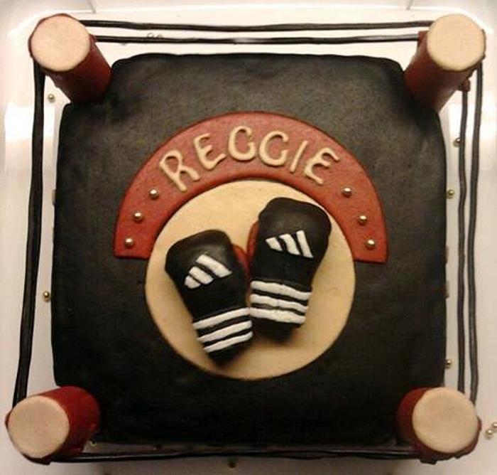 Boxing Cake for My Son