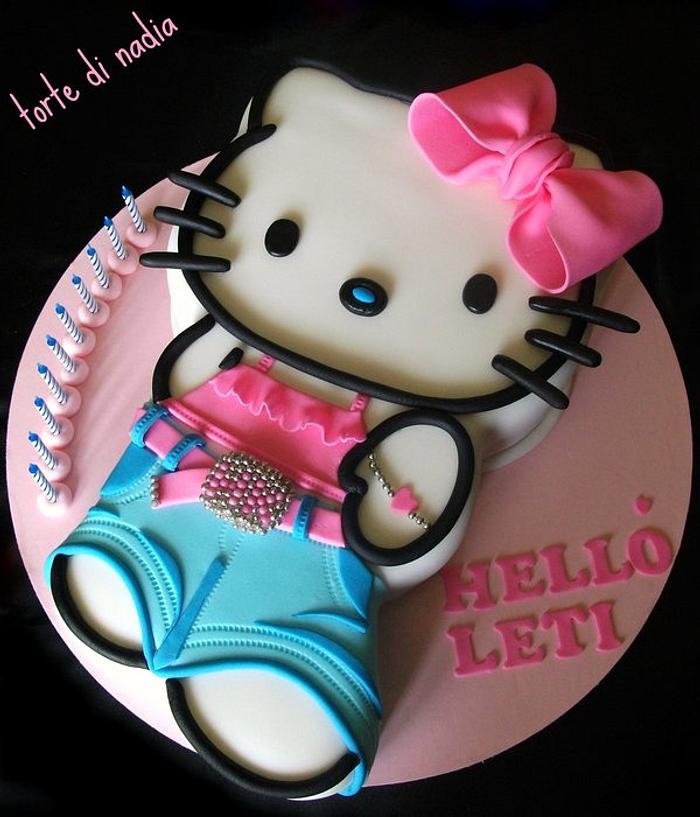 hello kitty in jeans