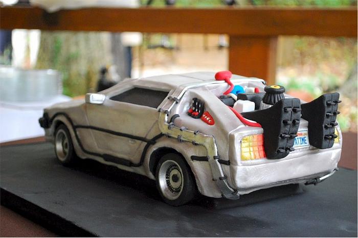 Back to the Future DeLorean Groom's Cake!