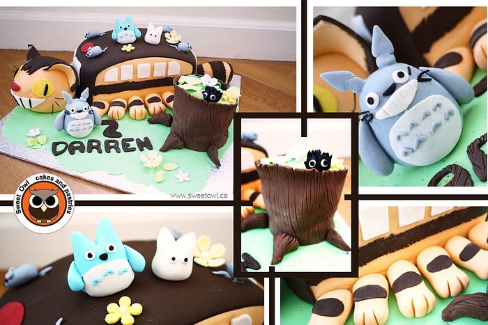 Totoro bus cake