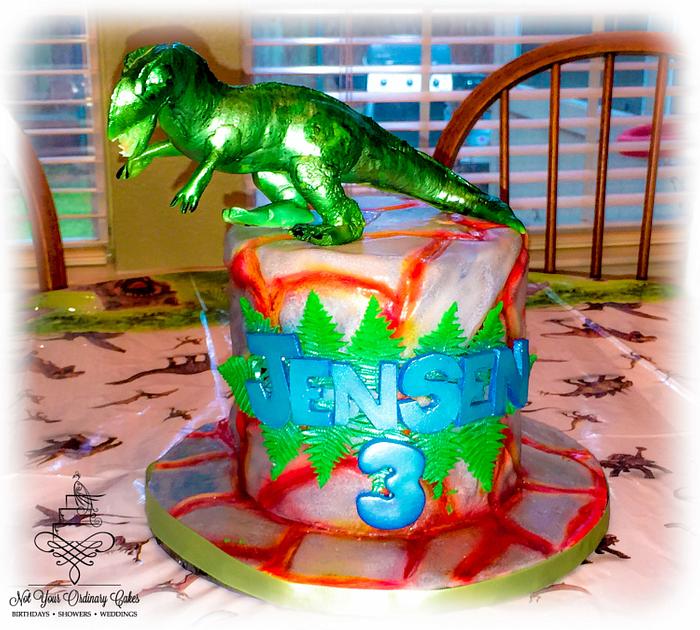 T rex cake