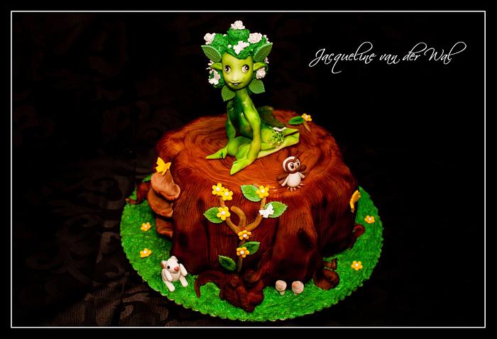 Forest Fairy Cake made with love
