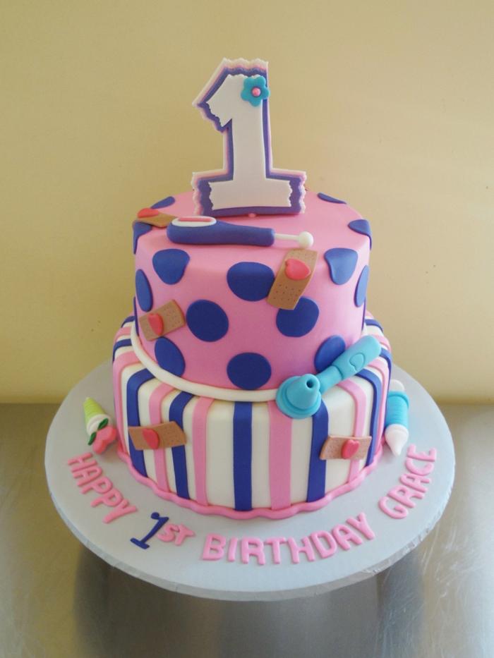 Doc McStuffins Inspired Birthday Cake