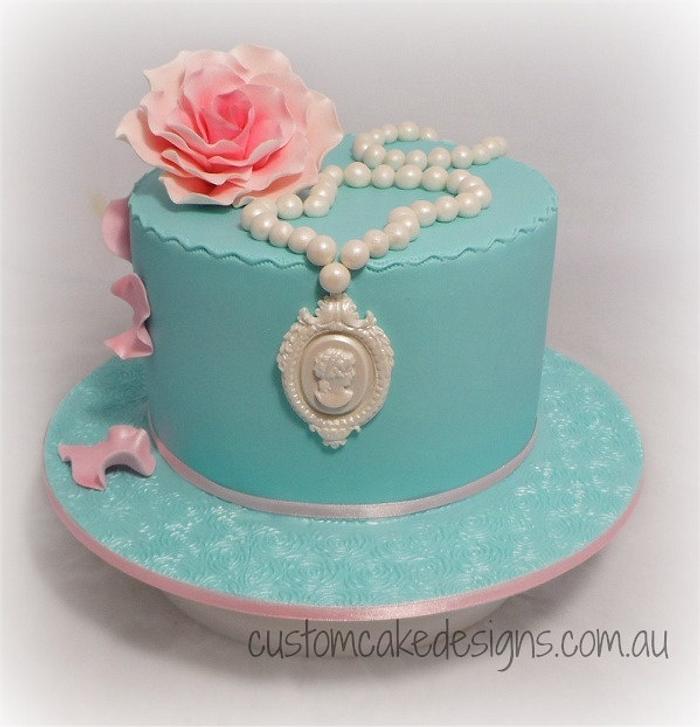 Tiffany Cameo Cake