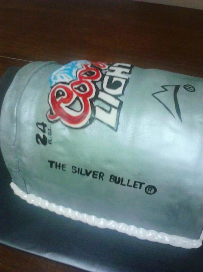 coors light beer can cake 