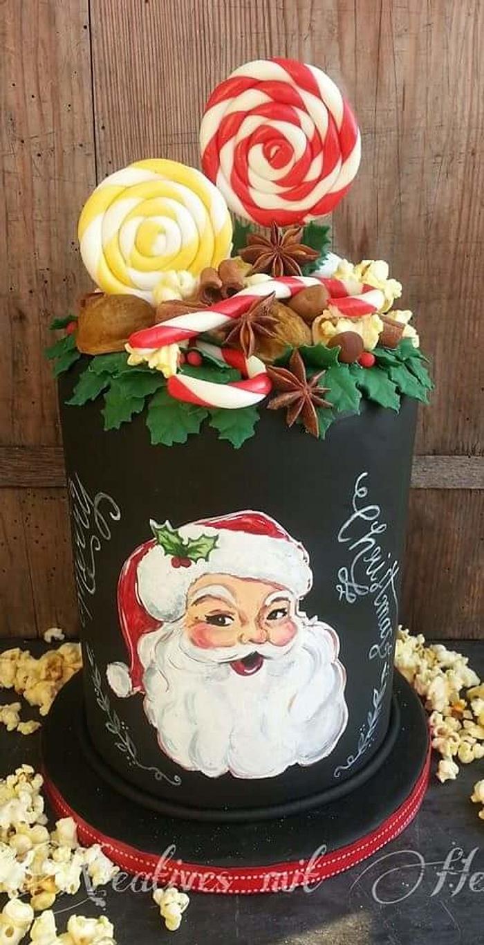 A Happy Christmas Cake