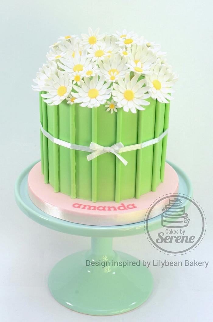 Dasies Bouquet Cake