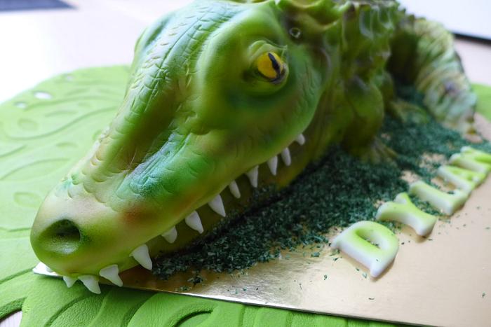 Crocodile cake