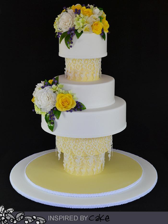 Spring Wedding Show Cake