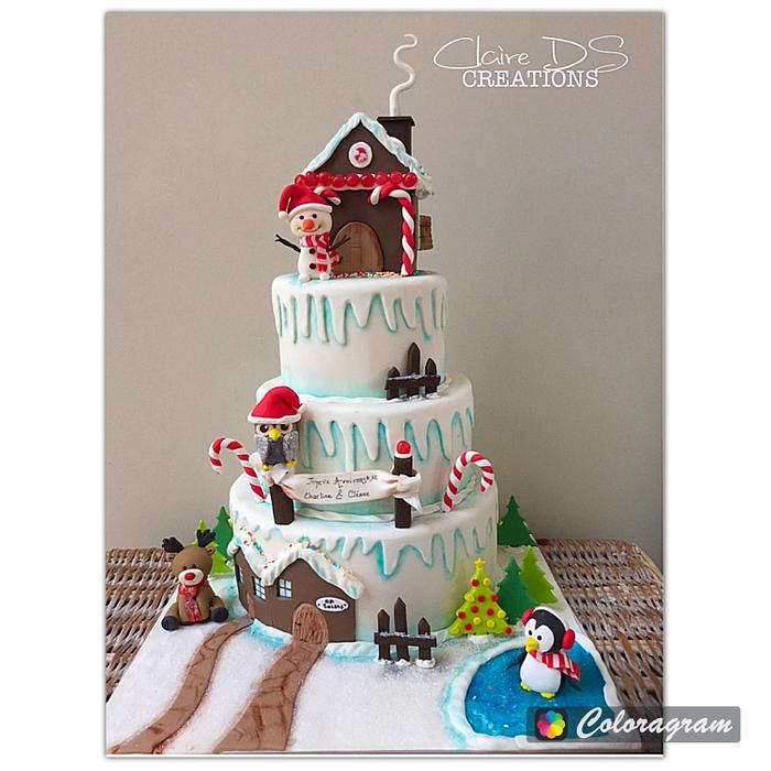 Christmas cake for children