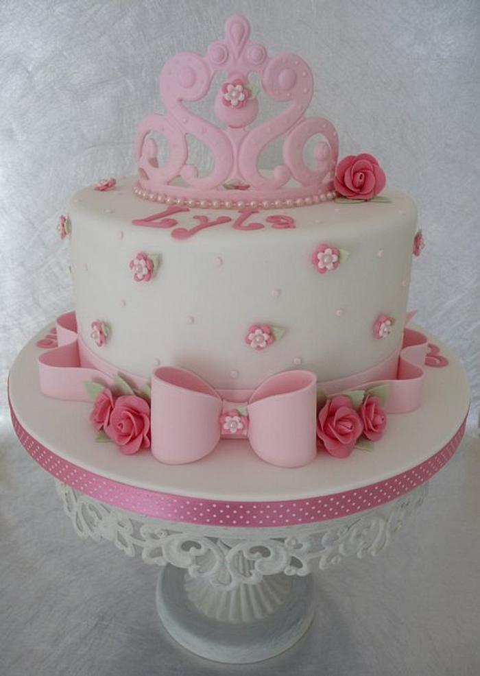 Shabby Chic Birthday Cake Decorated Cake By Deborah Cakesdecor