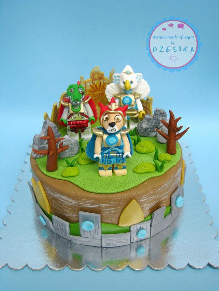 Lego chima cake