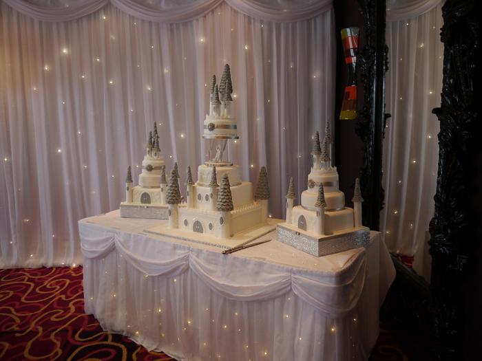 Our largest castle wedding cake 