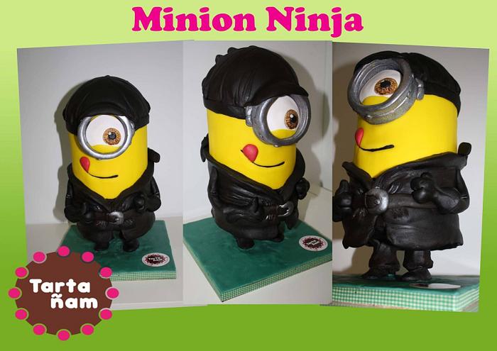 Minion ninja cake