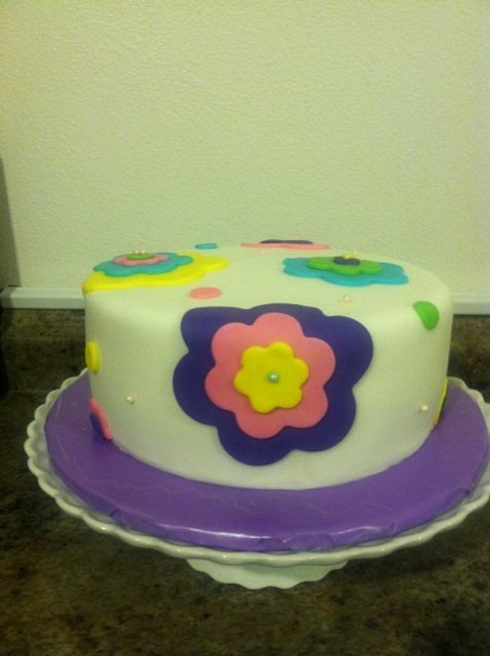 Quick girly cake