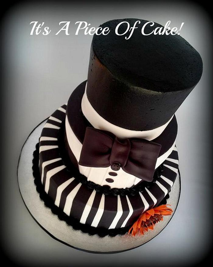 Black and White Buttercream/Fondant