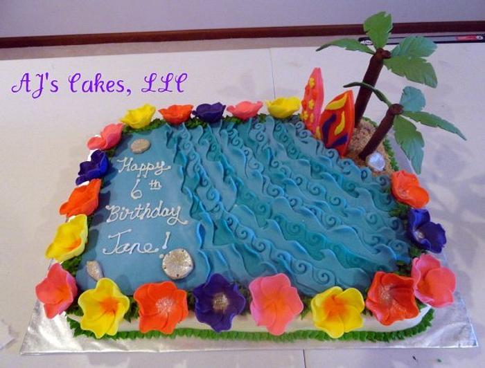 Luau Cake