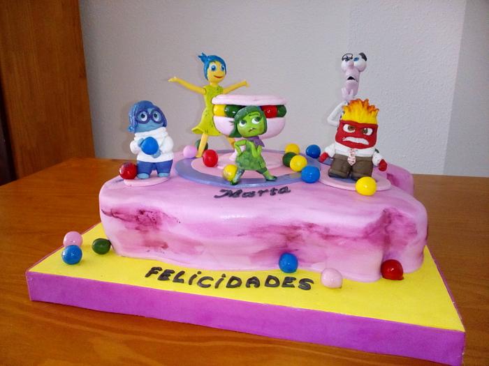 INSIDE OUT MOVIE CAKE