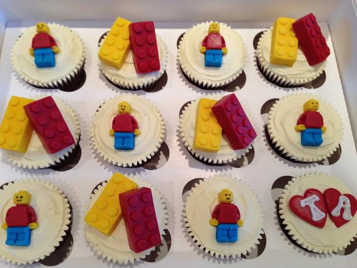 Lego cupcakes