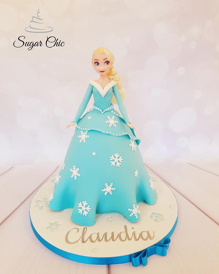 x Elsa Doll Cake x