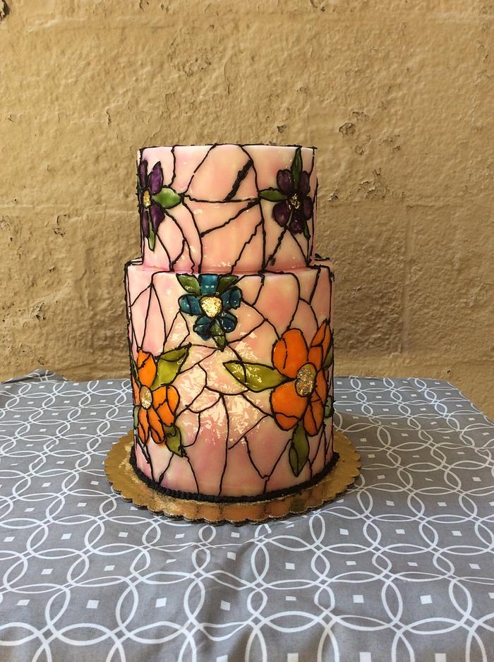 Buttercream Stained Glass