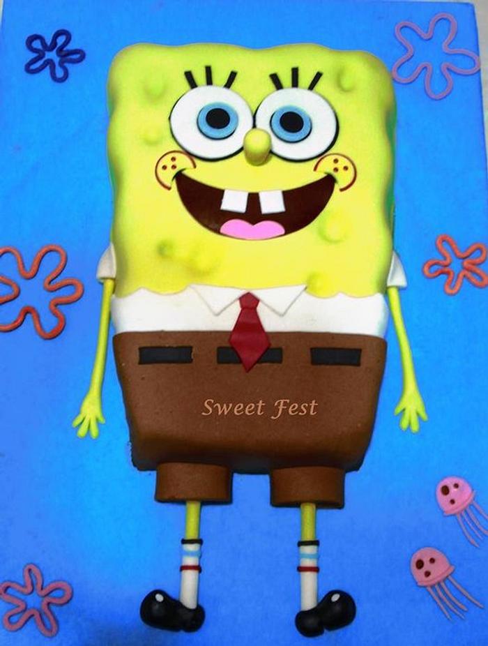 Sponge Bob Chocolate Cake