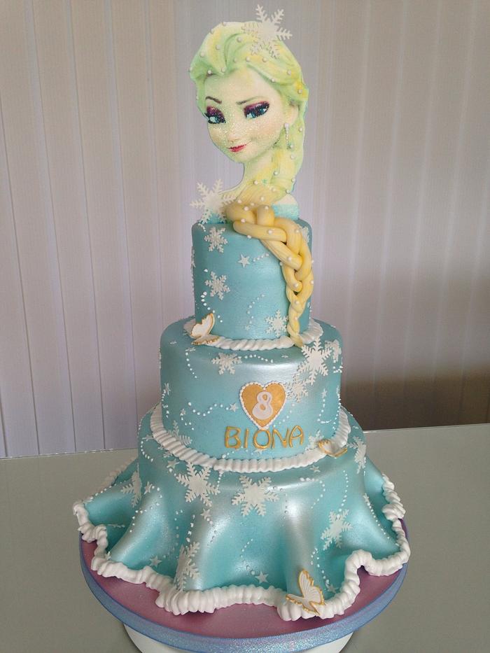 Elsa Cake.
