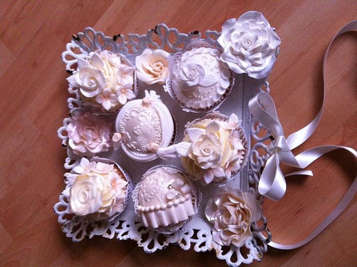 Wedding cupcakes